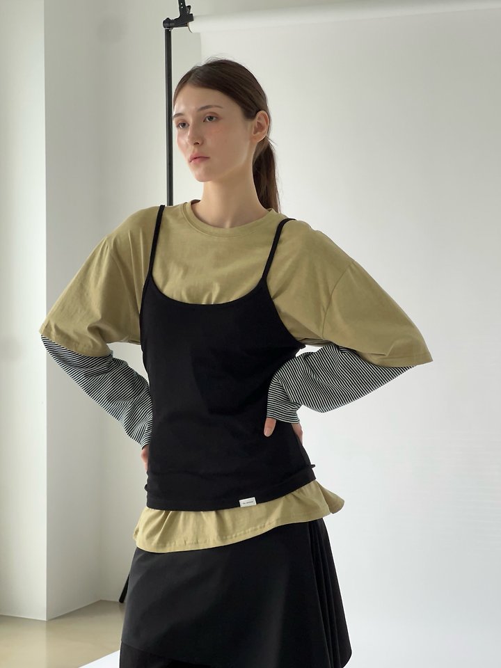 Vintage Pigment Layered Tee by Another Avenue for Women - view 8