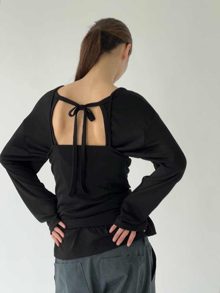Back Slit Tee by Another Avenue for Women - view 4