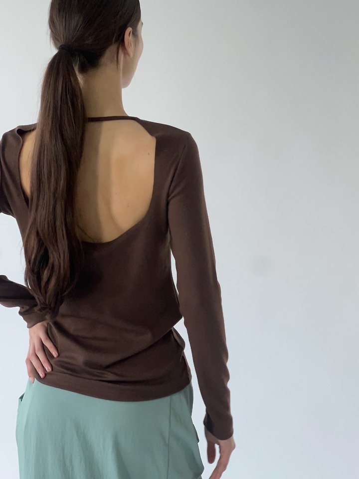 Fake Layered Tee by Another Avenue for Women - view 8