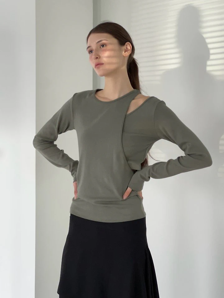 Asymmetrical Double Tee by Another Avenue for Women - view 11