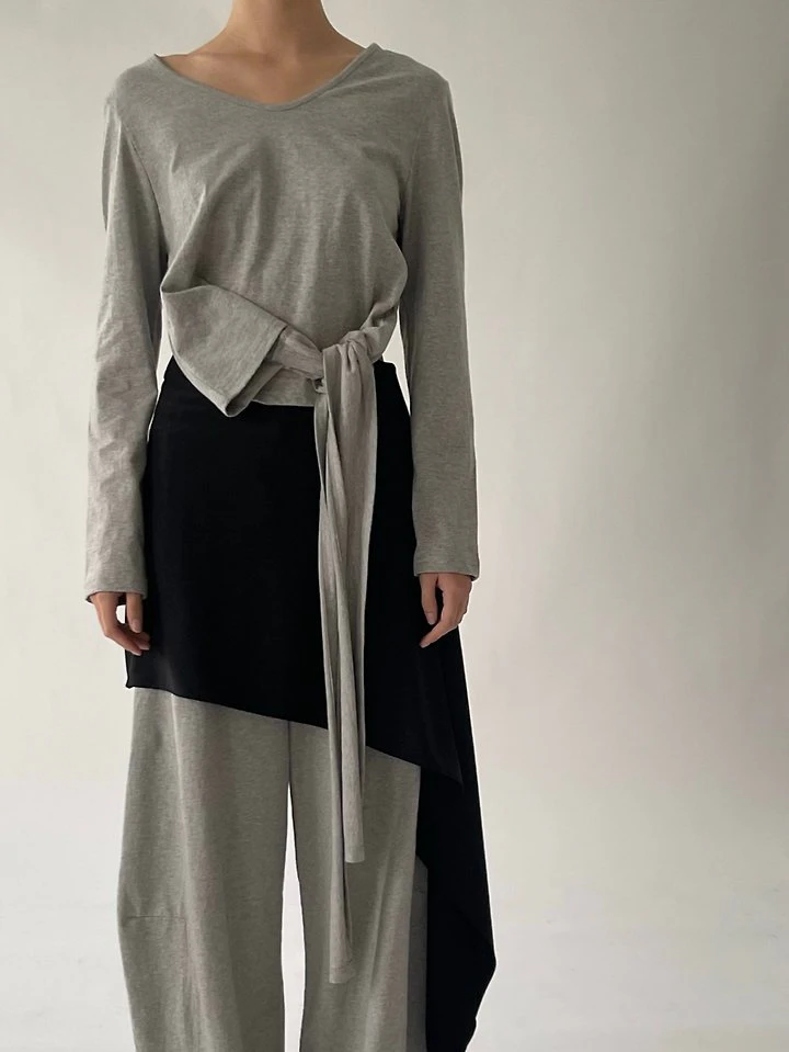 Asymmetrical Stretch Skirt by Another Avenue for Women - view 10