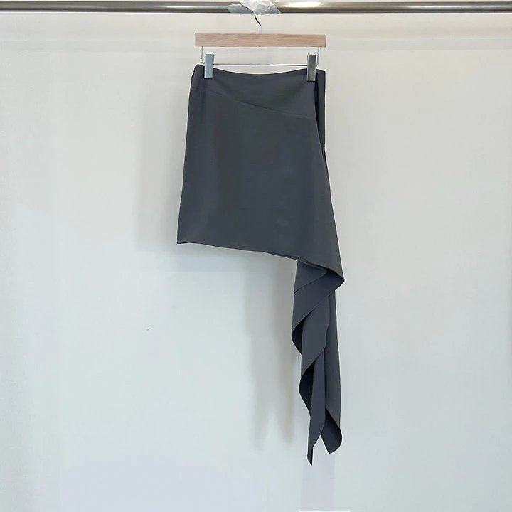 Asymmetrical Stretch Skirt by Another Avenue for Women - view 2