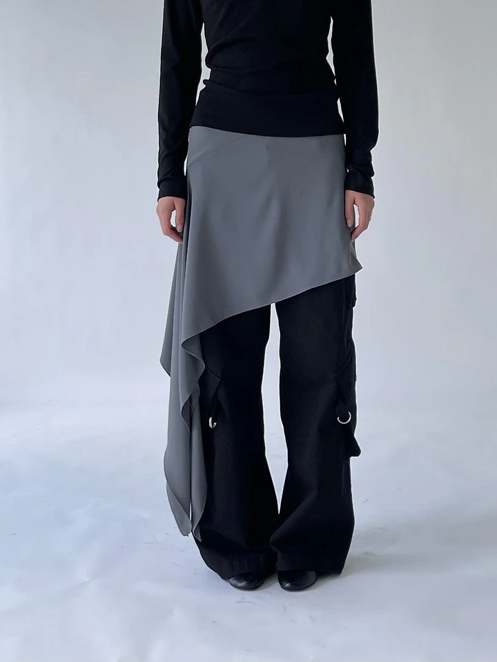 Asymmetrical Stretch Skirt by Another Avenue for Women - view 4