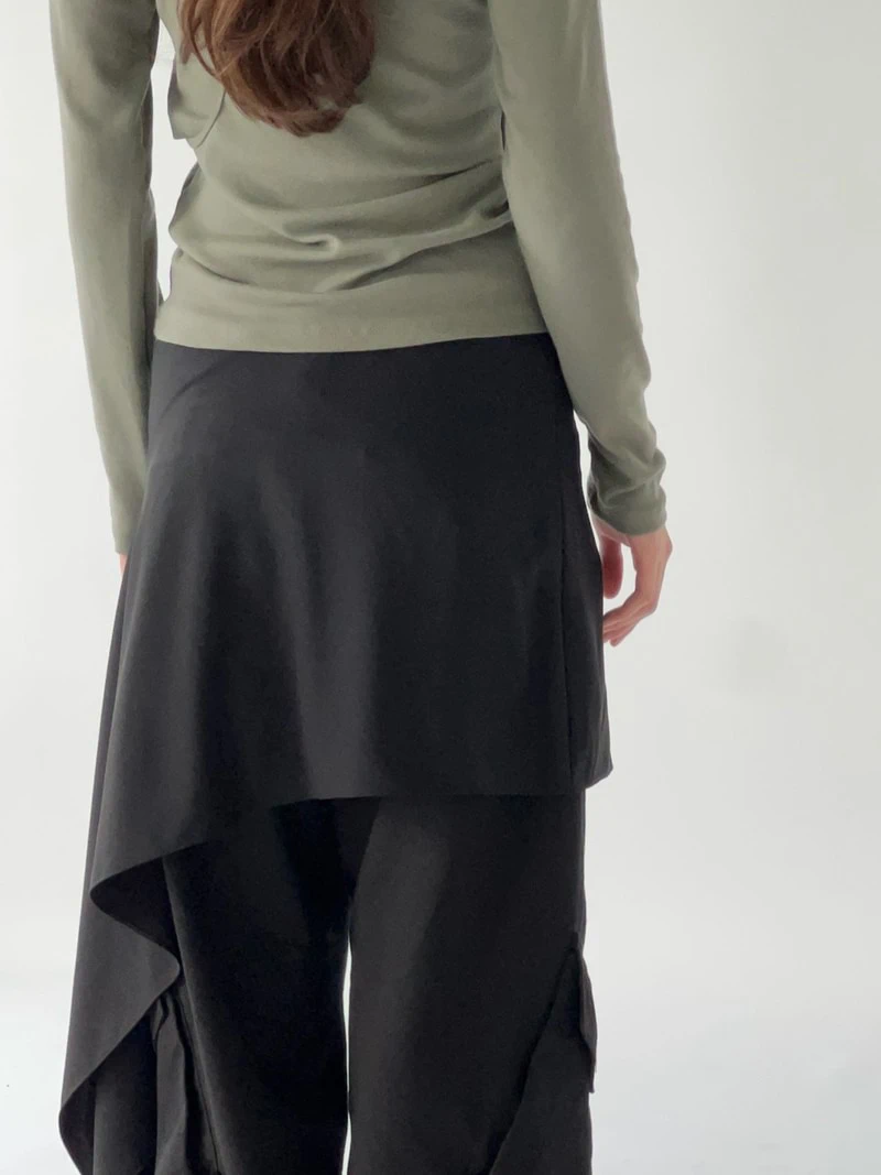 Asymmetrical Stretch Skirt by Another Avenue for Women - view 6
