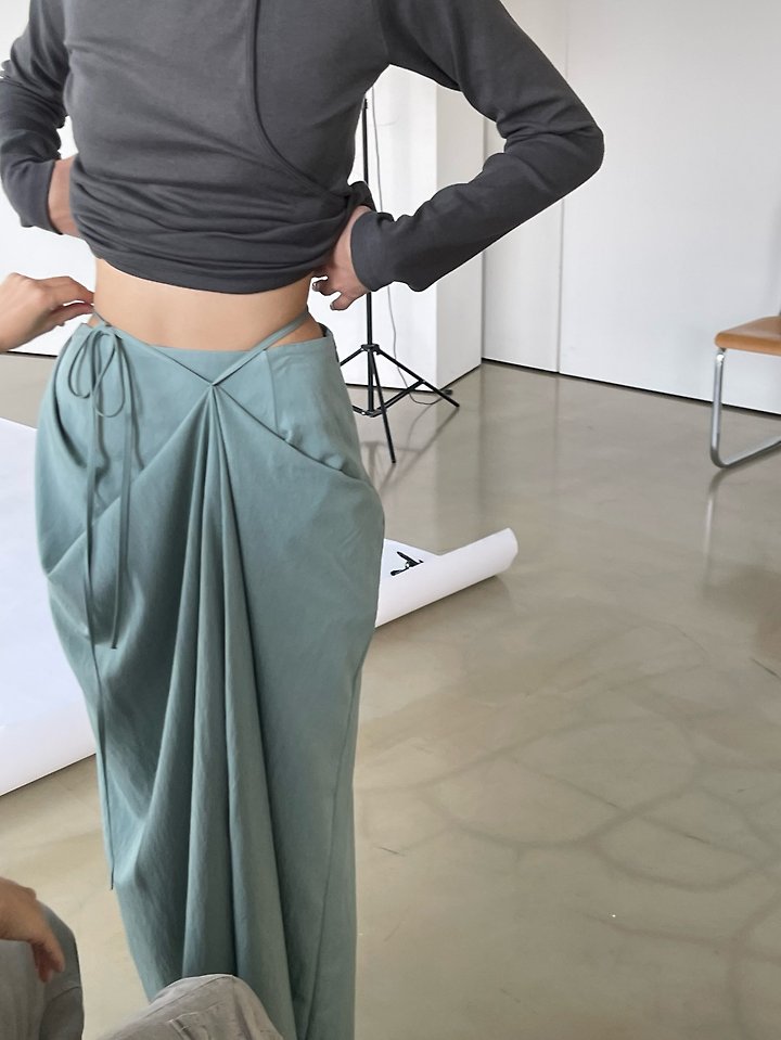 Draping Long Skirt by Another Avenue for Women - view 3