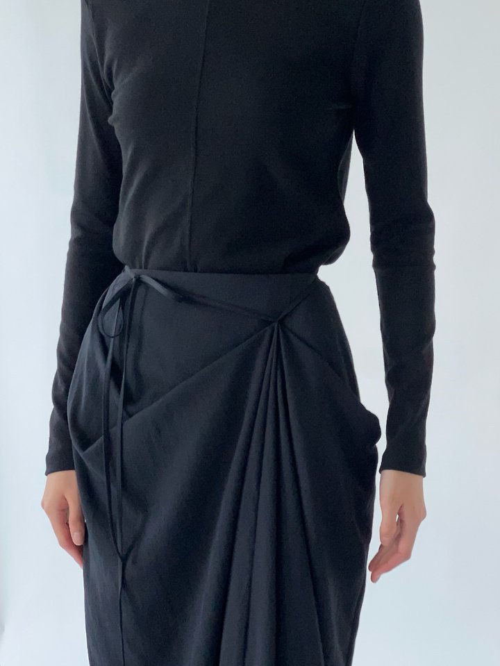Draping Long Skirt by Another Avenue for Women - view 7