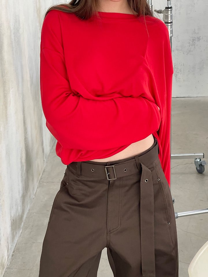Belt Chino Pants by Another Avenue for Women - view 4