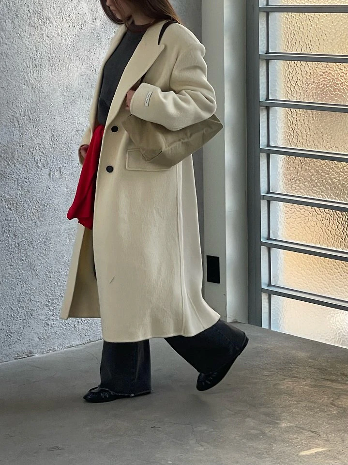 Alpaca Wool Blend Handmade Coat by Another Avenue for Women - view 10