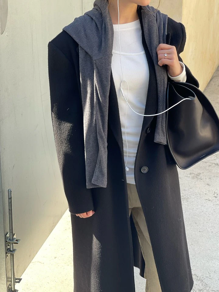 Alpaca Wool Blend Handmade Coat by Another Avenue for Women - view 6