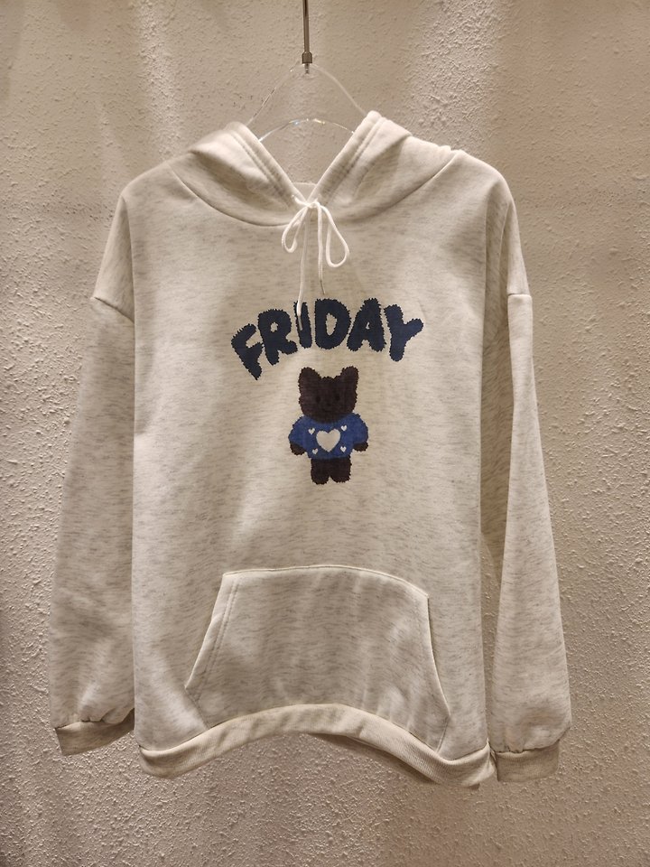 Bear Fleece Lined Hoodie by Another Plan for Women - view 1