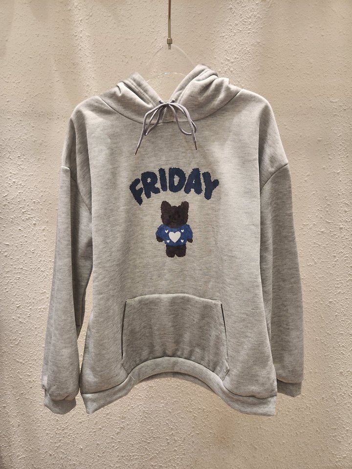 Bear Fleece Lined Hoodie by Another Plan for Women - view 2