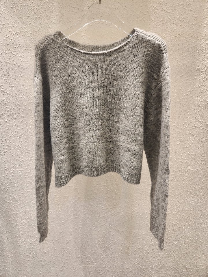 Cropped Crew Neck Knit by Another Plan for Women - view 2