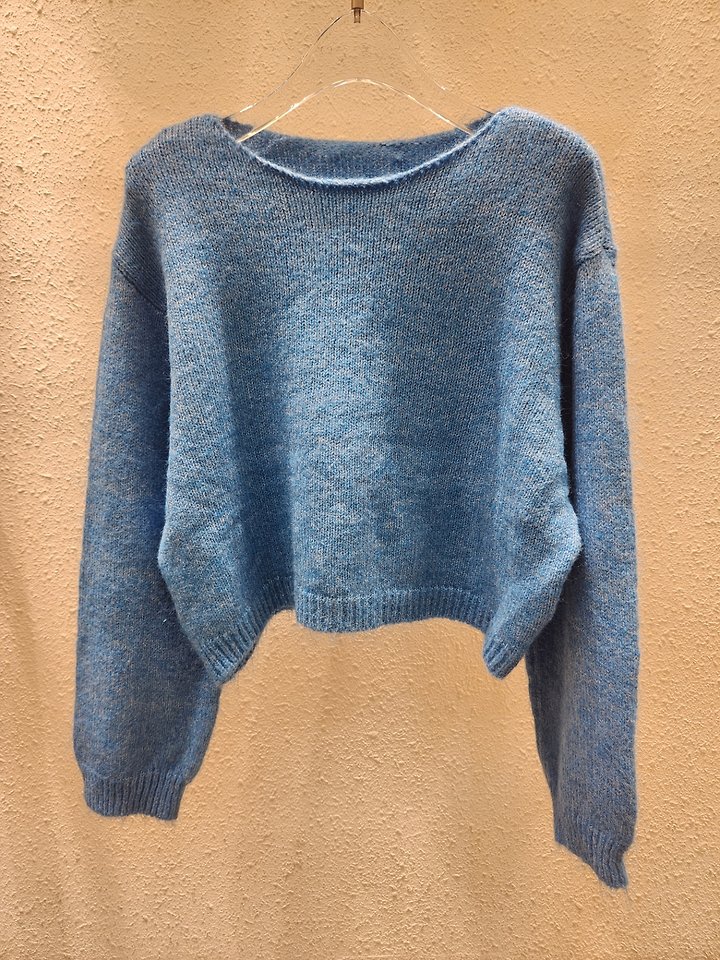 Cropped Crew Neck Knit by Another Plan for Women - view 4
