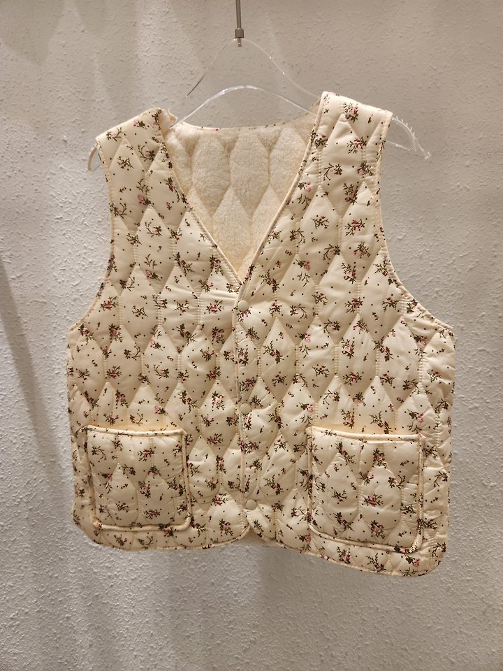 Flower Fur Vest by Another Plan for Women - view 1
