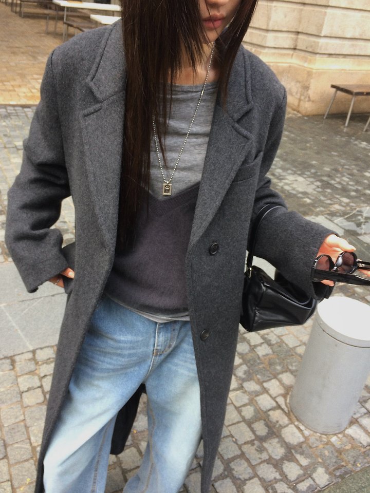 Mono Long Coat by Anou for Women - view 10