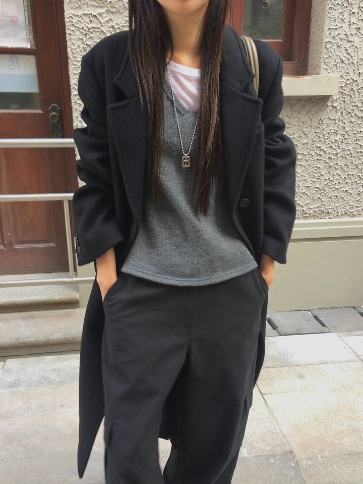 Mono Long Coat by Anou for Women - view 2