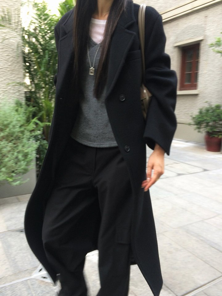 Mono Long Coat by Anou for Women - view 5