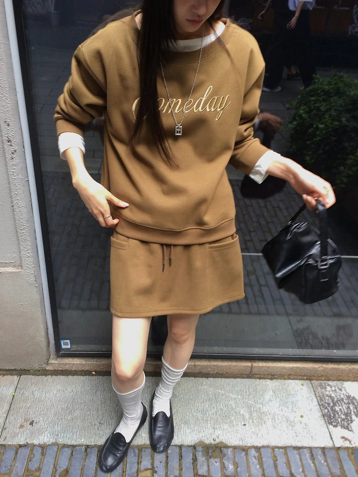 Someday Set (Sweatshirt + Skirt) by Anou for Women - view 5