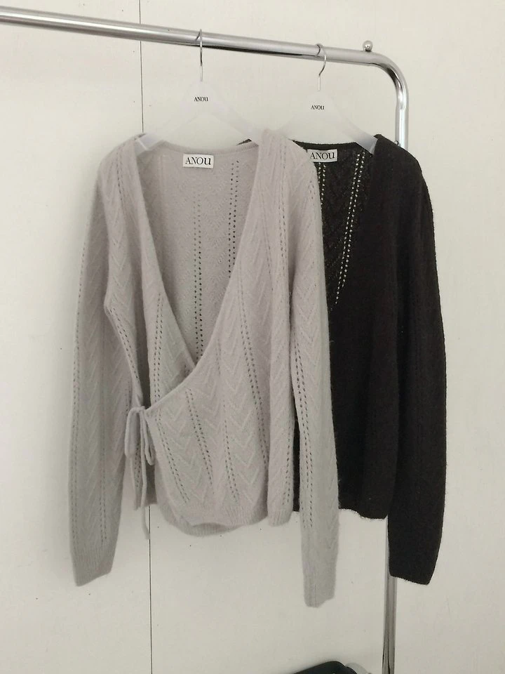 Mari Cable Wrap Knit by Anou for Women - view 12