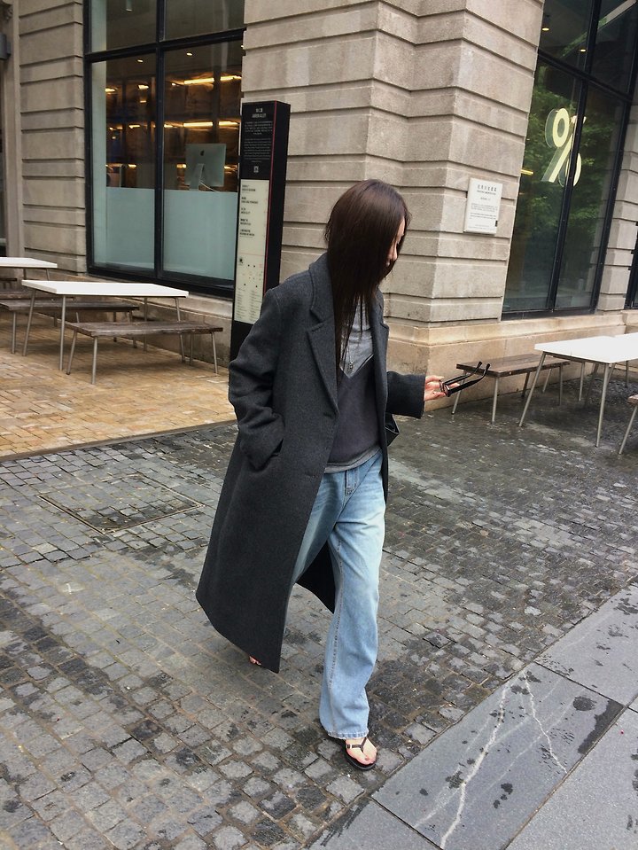 Mono Long Coat by Anou for Women - view 9