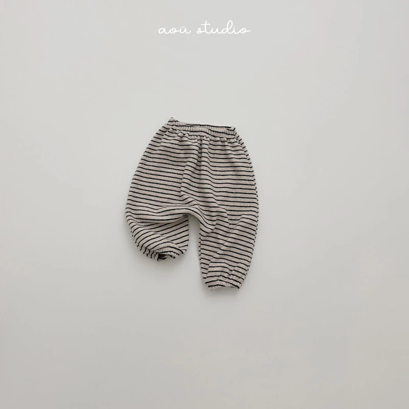 Pumpkin Jogger Pants by Aou Studio for Child - view 5