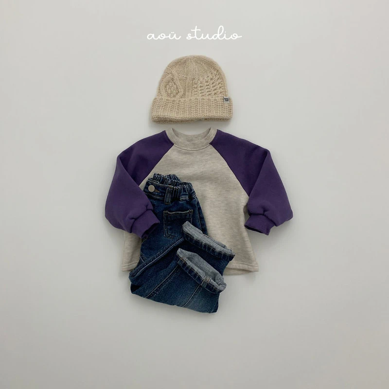 Pine Raglan Tee by Aou Studio for Child - view 5