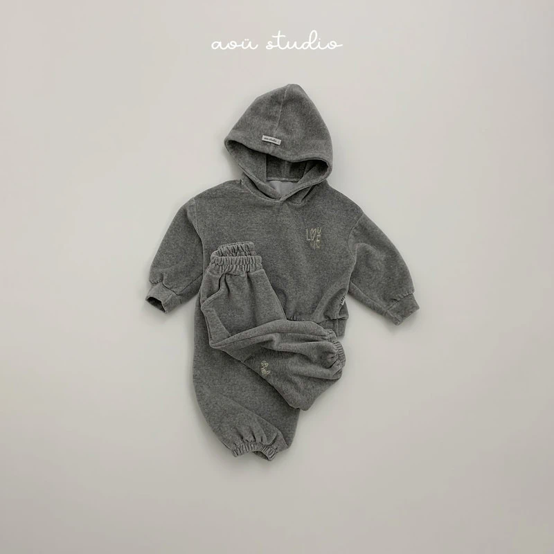 Beluga Hoodie by Aou Studio for Child - view 11