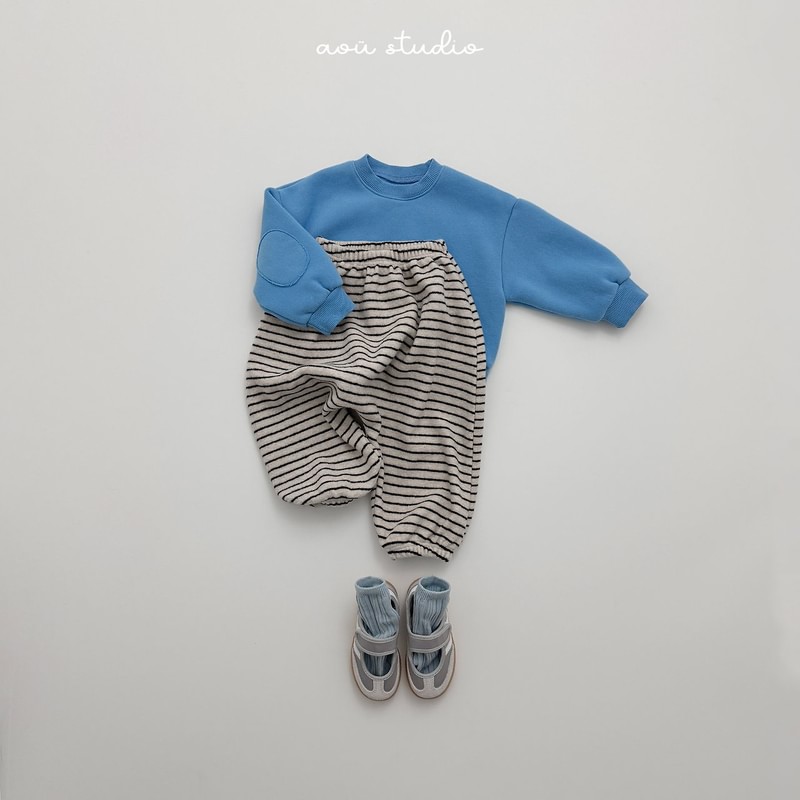 Pumpkin Jogger Pants by Aou Studio for Child - view 8