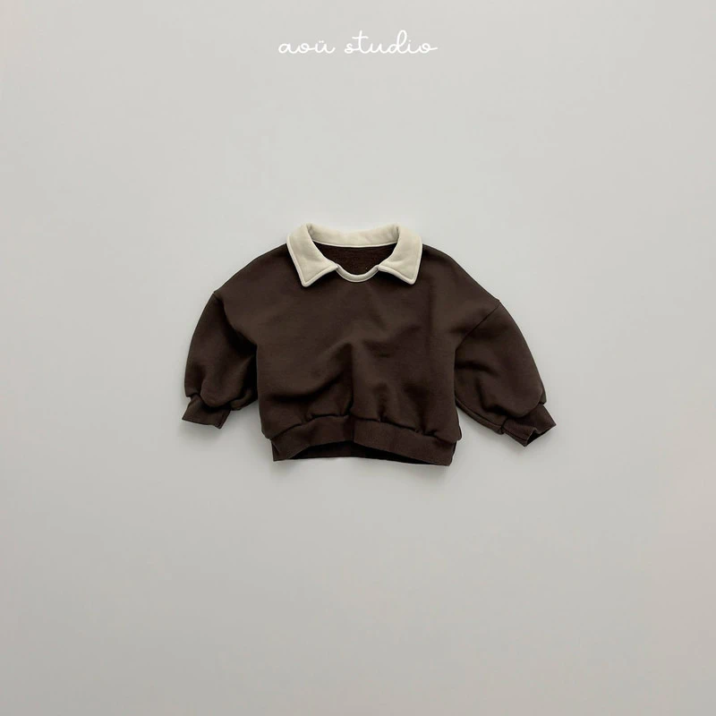 Butter Collar Sweatshirt by Aou Studio for Child - view 3
