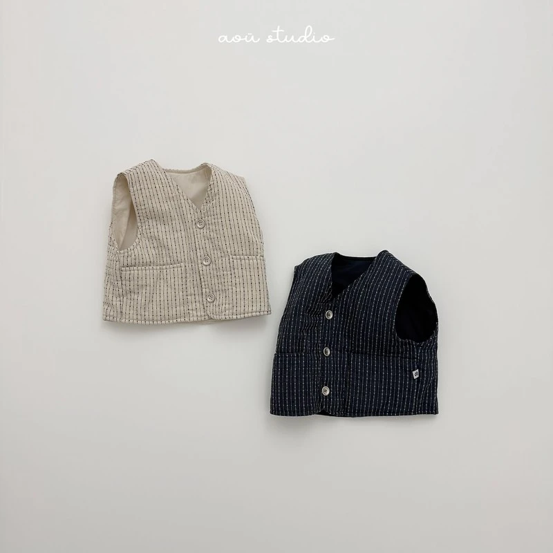 Ethnic Vest by Aou Studio for Child - view 1