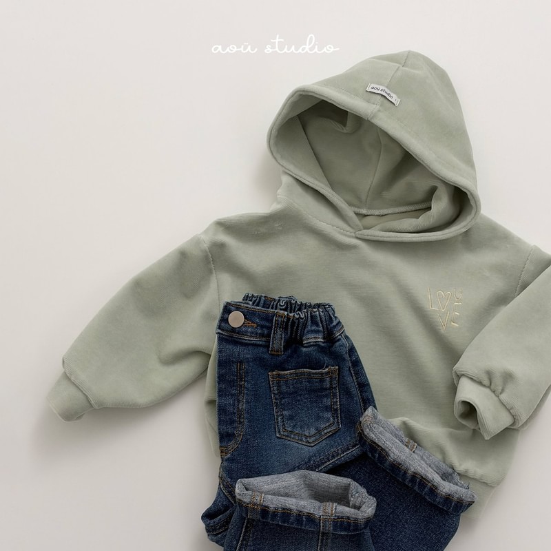 Time Pocket Denim Pants by Aou Studio for Child - view 6