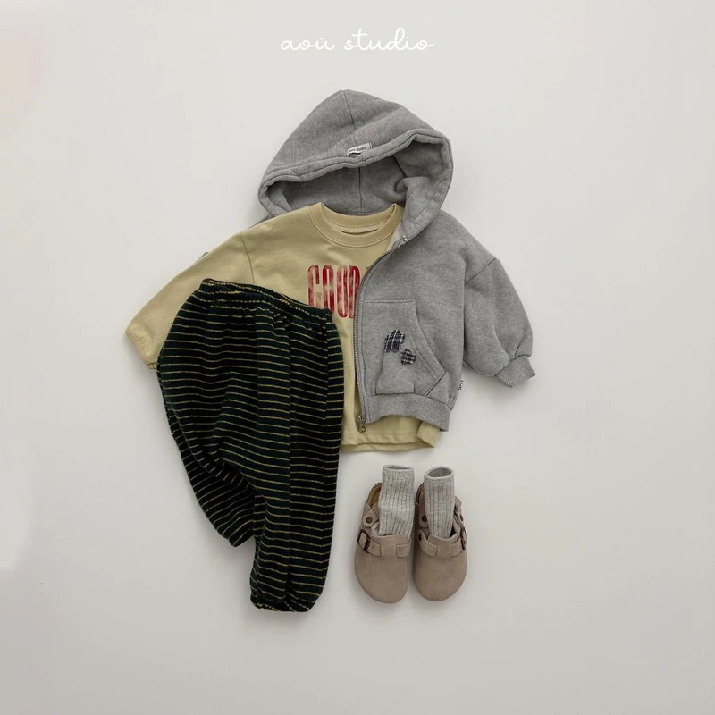 Pumpkin Jogger Pants by Aou Studio for Child - view 10