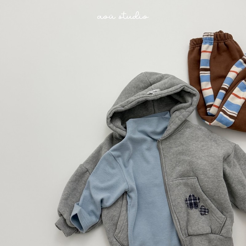 Flower Hooded Zip-Up by Aou Studio for Child - view 10