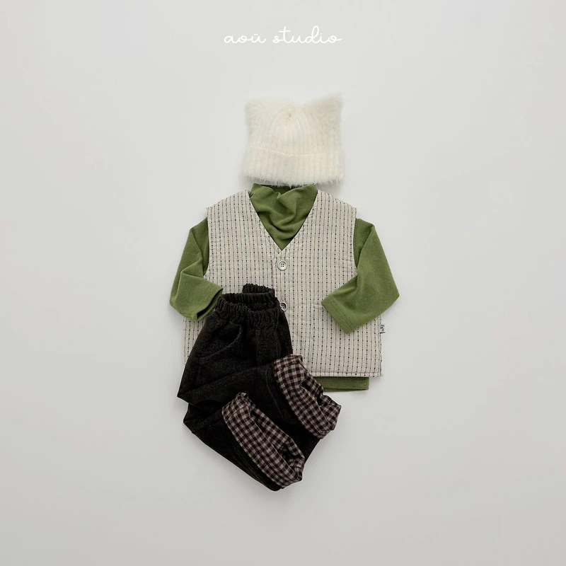 Ethnic Vest by Aou Studio for Child - view 6