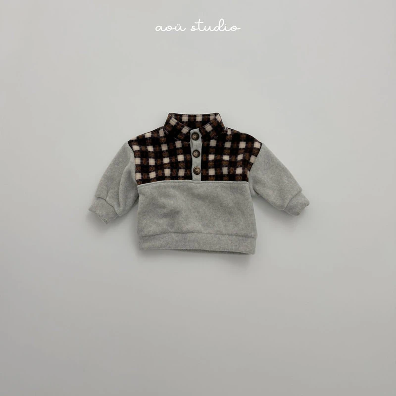 Check Anorak by Aou Studio for Child - view 4