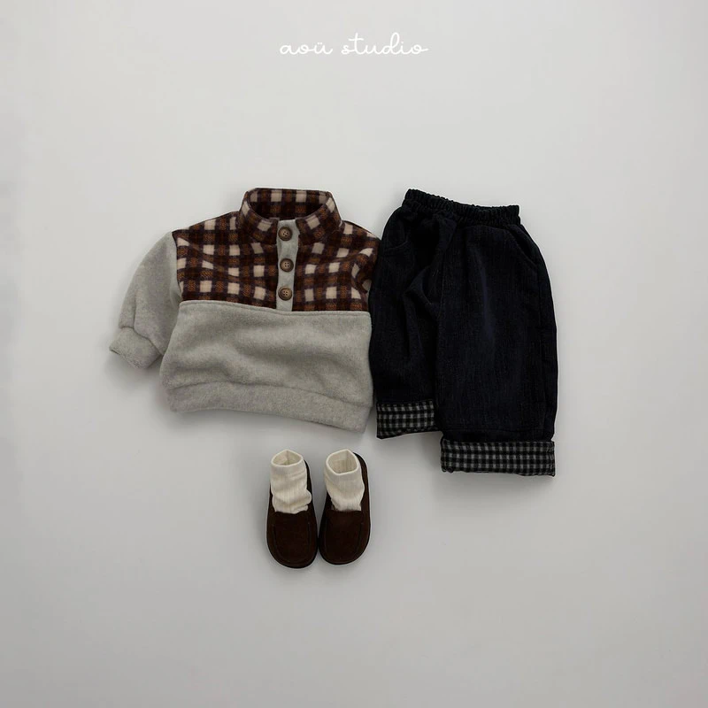 Roll Up Pants by Aou Studio for Child - view 9