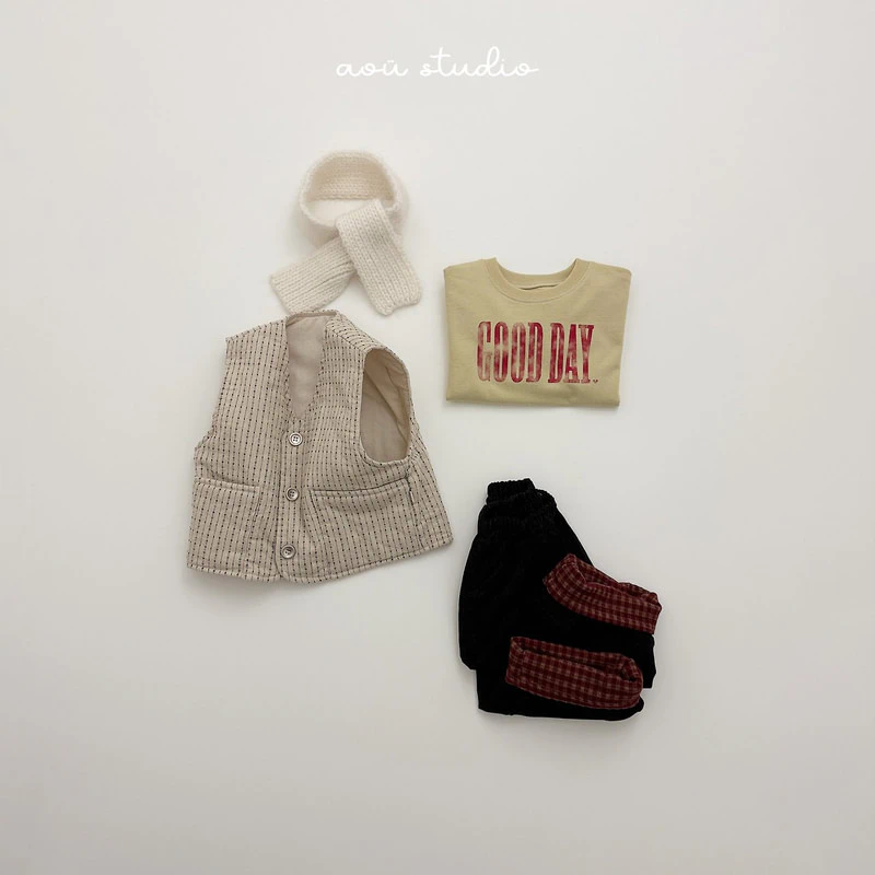 Ethnic Vest by Aou Studio for Child - view 8