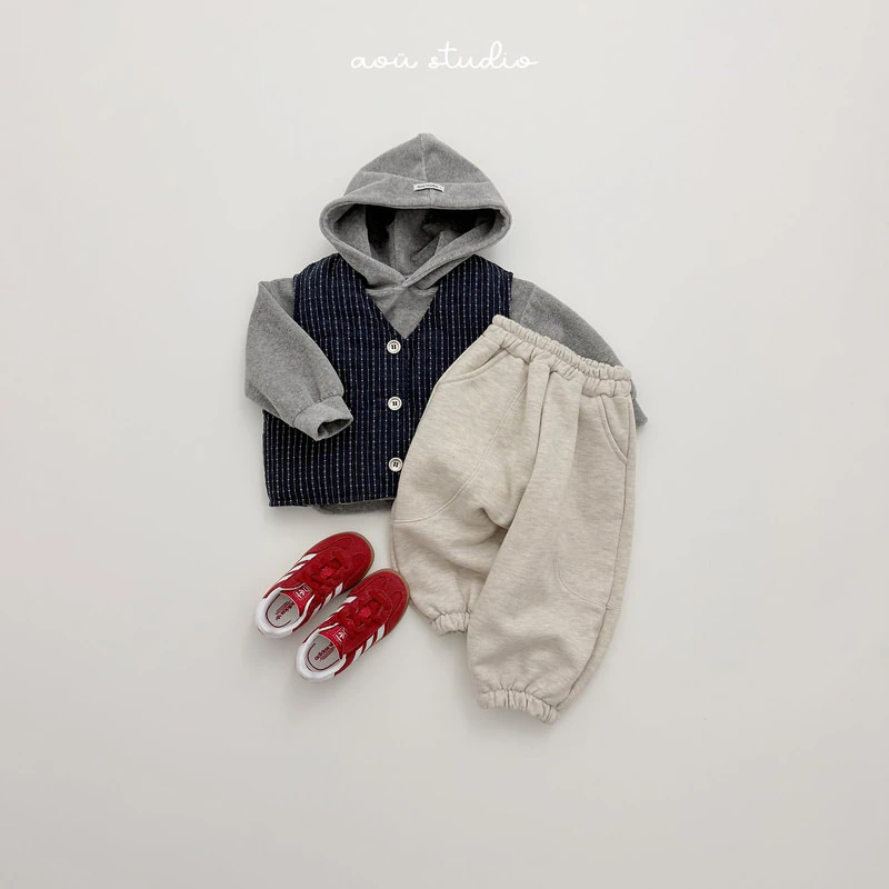 Ethnic Vest by Aou Studio for Child - view 11