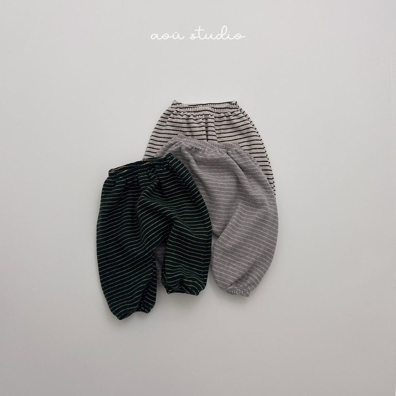 Pumpkin Jogger Pants by Aou Studio for Child - view 1