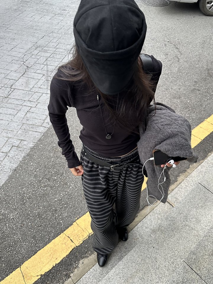 Holly Striped Jogger Pants by Baguette for Women - view 6