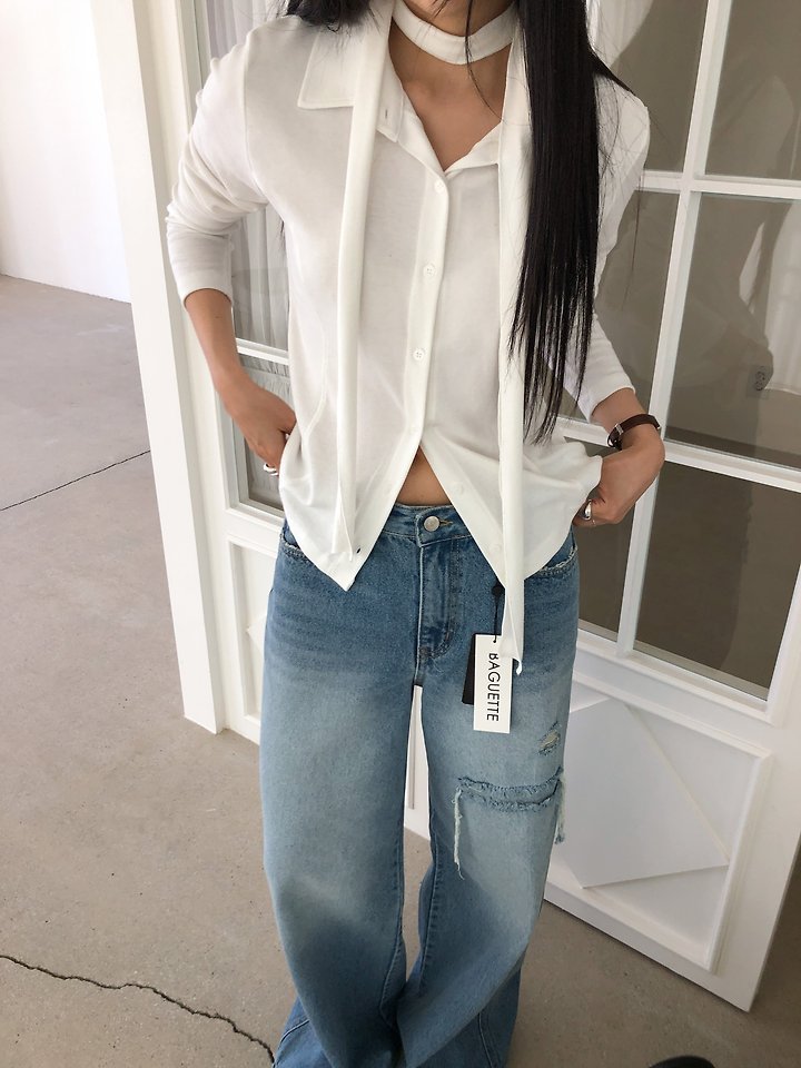 Line Collar Shirt by Baguette for Women - view 9