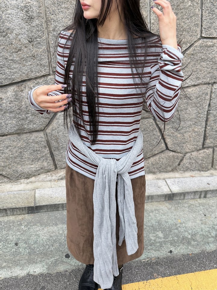 Bijou Striped Tee by Baguette for Women - view 4