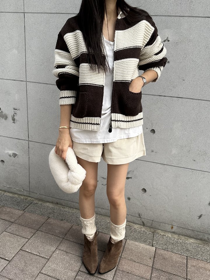 Both-Sided Striped Cardigan by Baguette for Women - view 10
