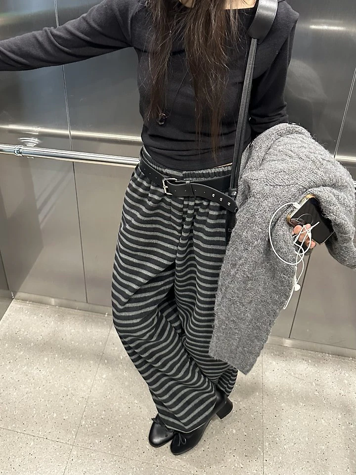 Holly Striped Jogger Pants by Baguette for Women - view 4