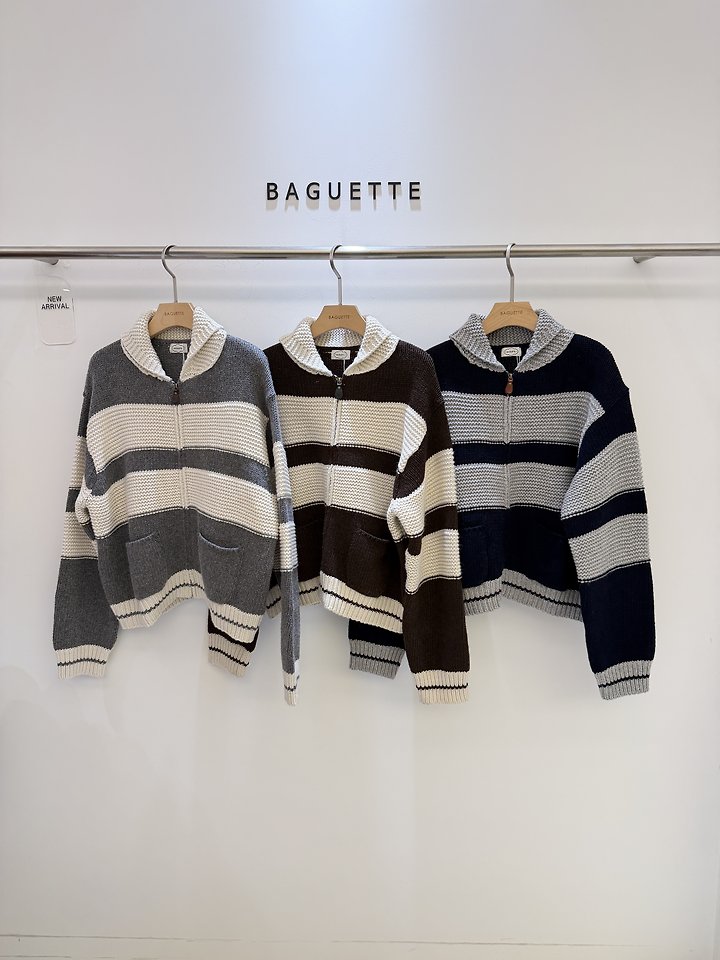 Both-Sided Striped Cardigan by Baguette for Women - view 12