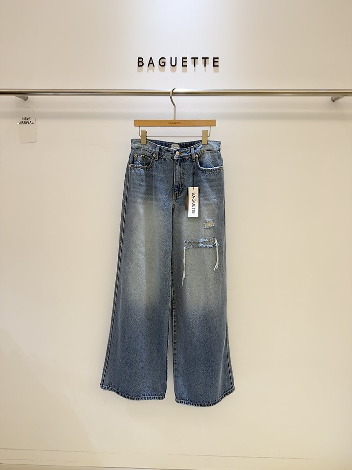Pepper Wide Denim Pants by Baguette for Women - view 8