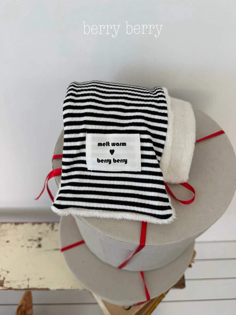 Ribbed Striped Neck Scarf by Berry Berry for Child - view 1