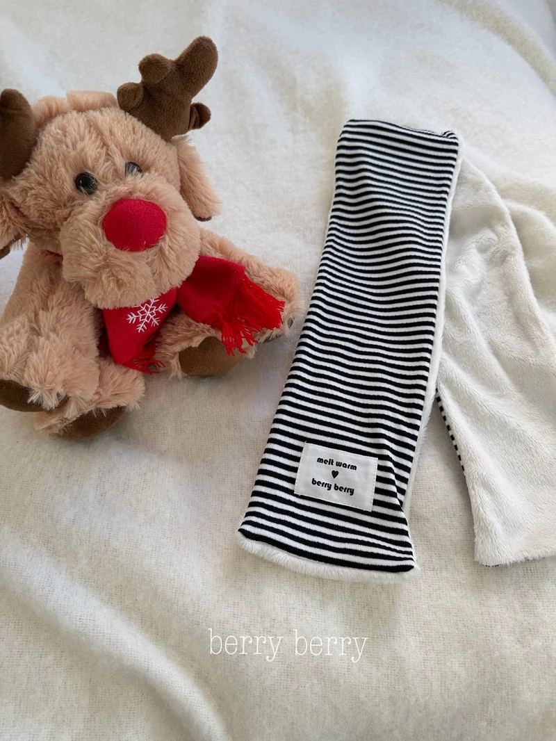 Ribbed Striped Neck Scarf by Berry Berry for Child - view 4