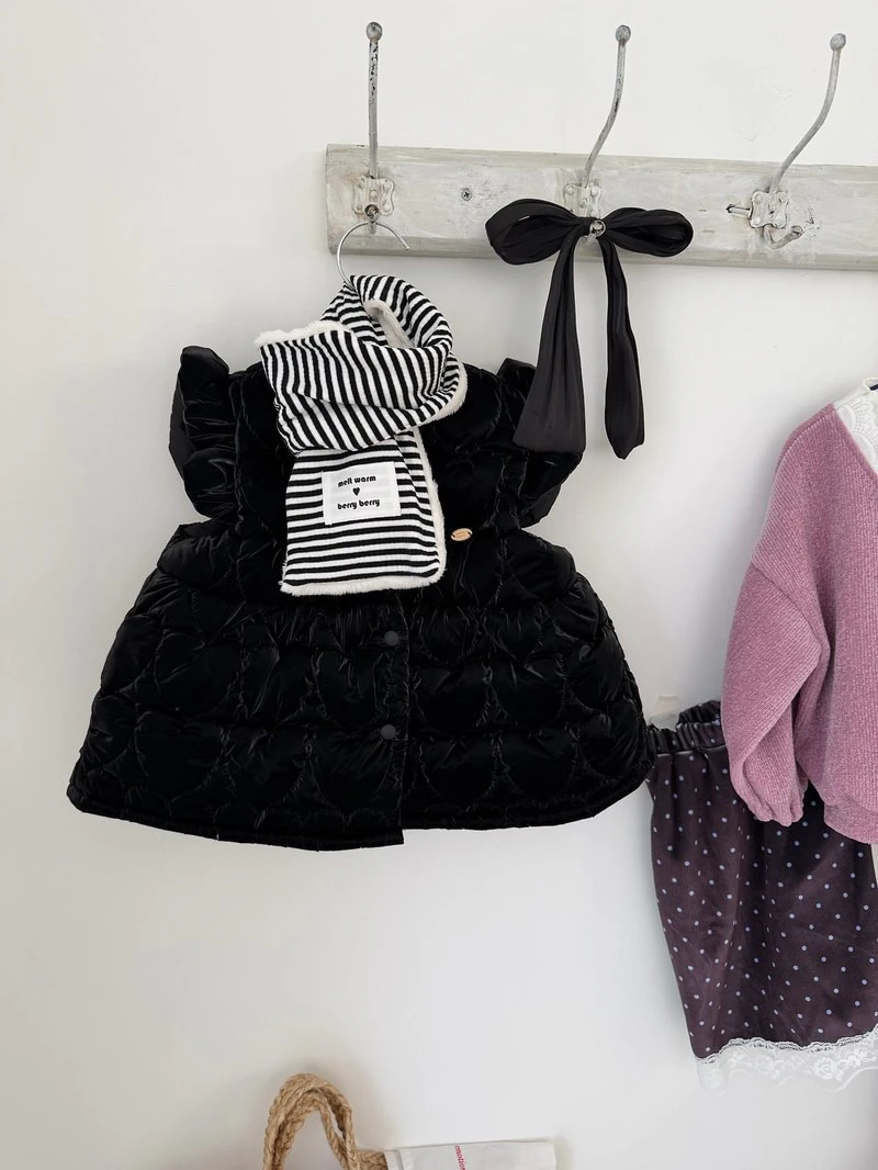 Ribbed Striped Neck Scarf by Berry Berry for Child - view 5