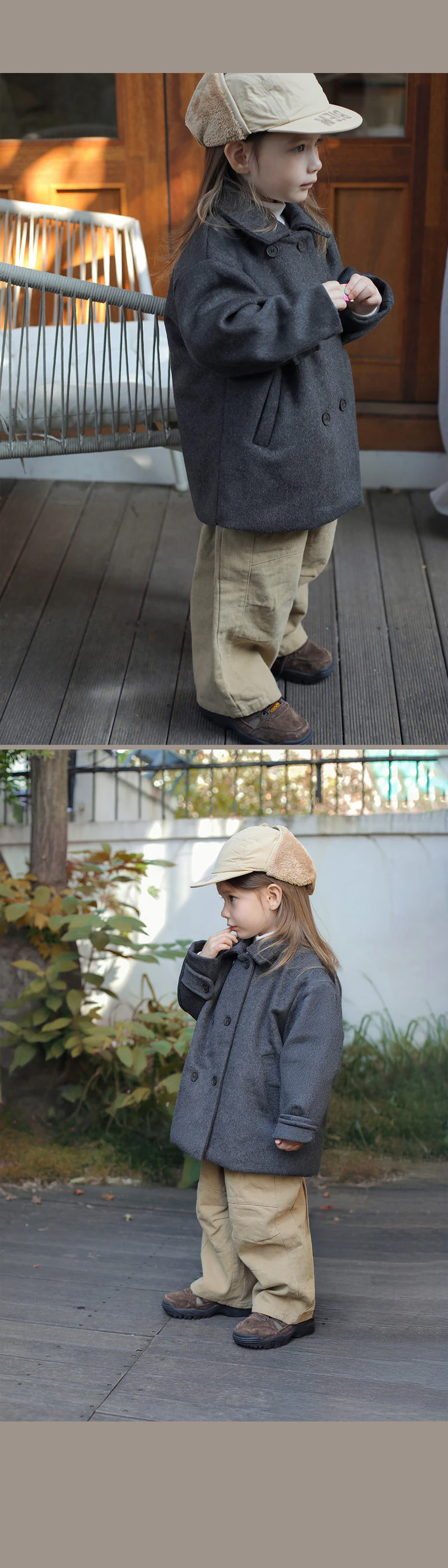 Carnaby Double Fit Coat by Bien a Bien for Child - view 5